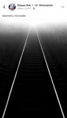Tato m� �ernob�l� fotografie s n�zvem Train to Infinity byla ocen�na Special award ve skupin� LP Minimalist. Moc si toho v��m.