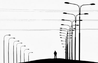 Jsem r�d, �e tato m� fotka z�skala ocen�n� Special Mention v mezin�rodn� fotoskupin� Minimal Black&White Corner v kategorii People Silhouets 